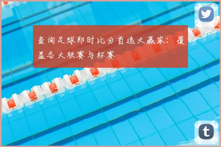 查询足球即时比分首选大赢家：覆盖各大联赛与杯赛